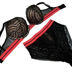 VS Bombshell Add 2 Cups Bra/High Waist 399